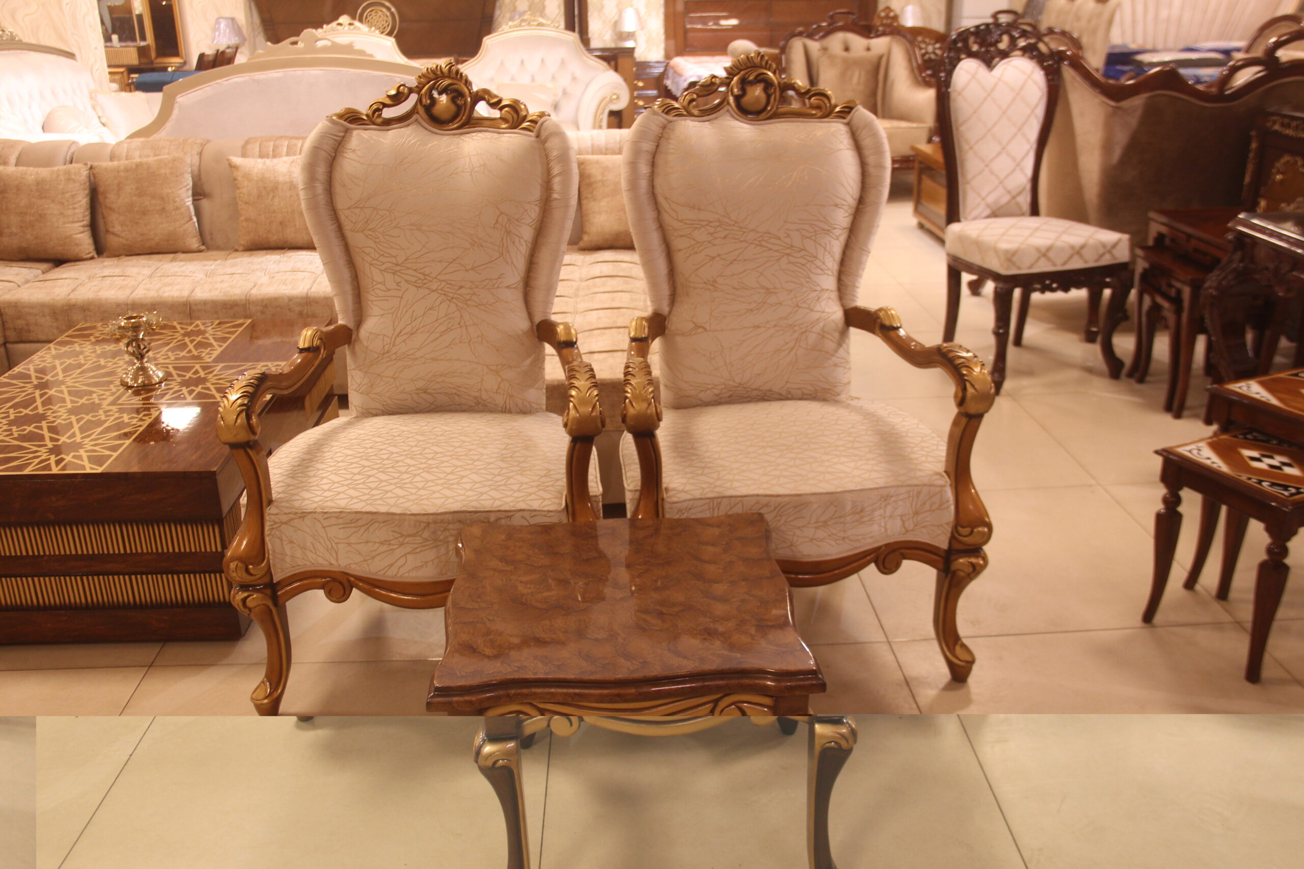French Wooden Chairs - Image 2